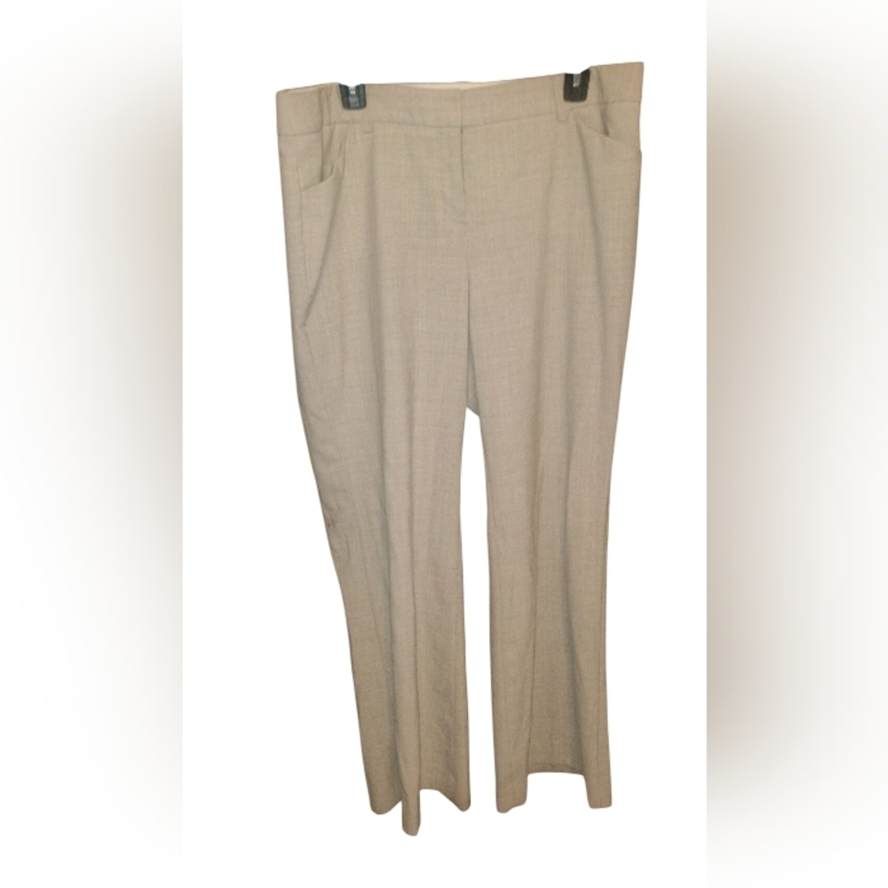 Express Editor Pants Beige Cream Colored Size 14